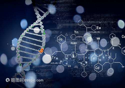 藍色背景下的探索 DNA分子的生物化學本質與前沿研究
